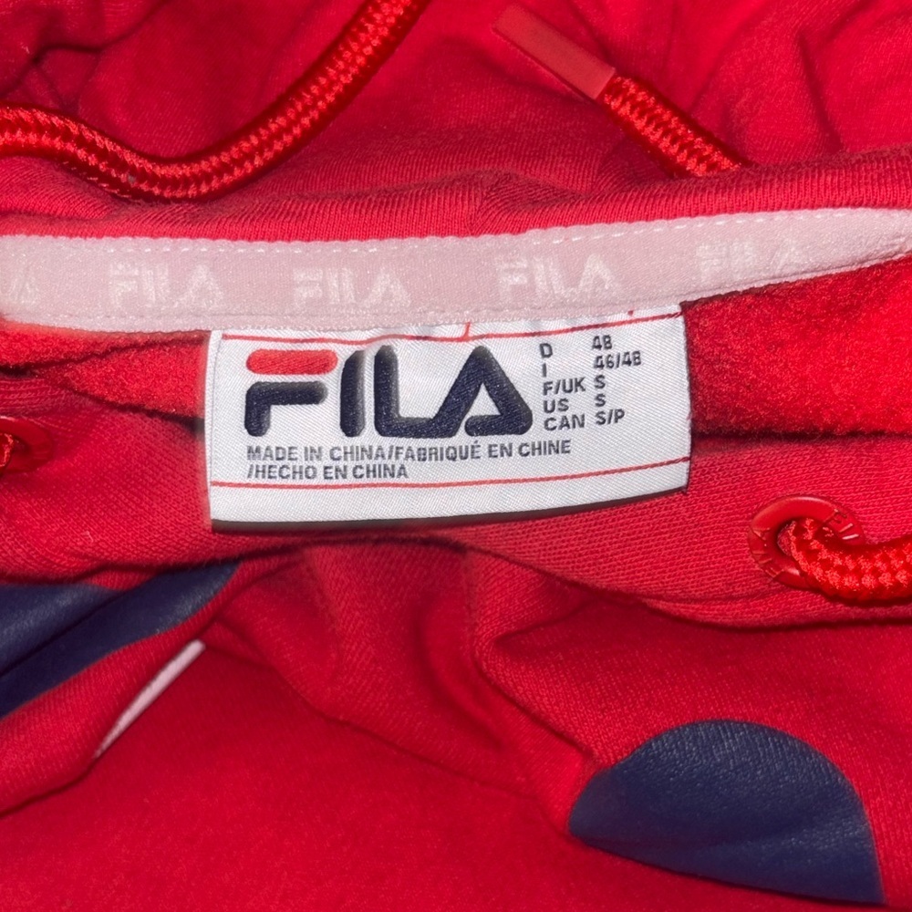 Authentic Fila Red, White, and Blue Men's Sweater - Picture 3 of 5